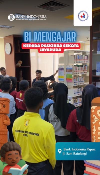 Publikasi Video Kegiatan Kunjungan Perpustakaan melalui Media Sosial Perpustakaan BI Papua