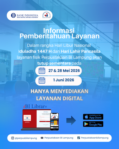 Informasi Pemberitahuan Layanan pada feeds Instagram Perpustakaan 26 Mei 2026
