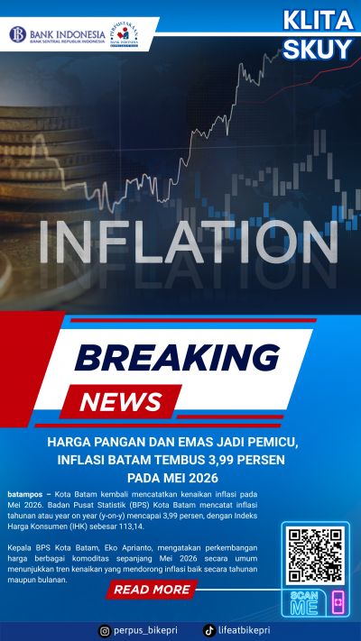 KLITA (Kliping Berita) Perpustakaan Bank Indonesia Provinsi Kepulauan Riau Edisi 03 Juni 2026