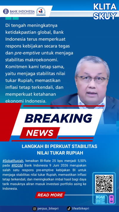 KLITA (Kliping Berita) Perpustakaan Bank Indonesia Provinsi Kepulauan Riau Edisi 11 Juni 2026