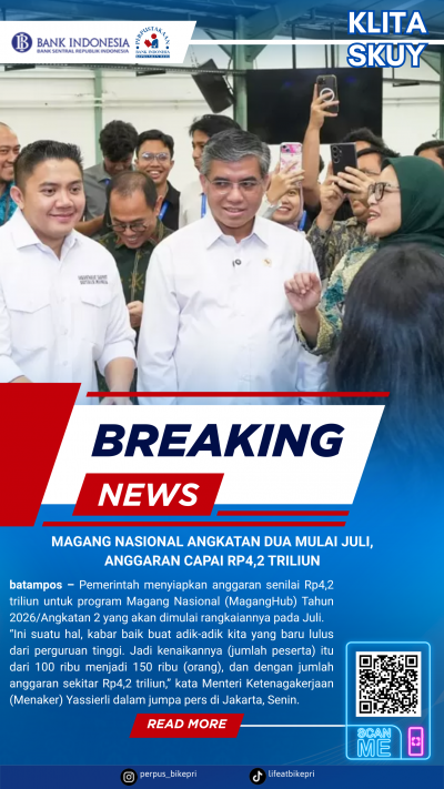KLITA (Kliping Berita) Perpustakaan Bank Indonesia Provinsi Kepulauan Riau Edisi 29 Juni 2026