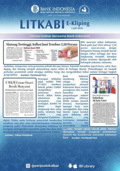 LITKABI (Literasi Kalbar Bersama BI) E-Kliping : 2 Juli 2026