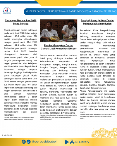 BABEL BERAKSI 07 JULI 2026