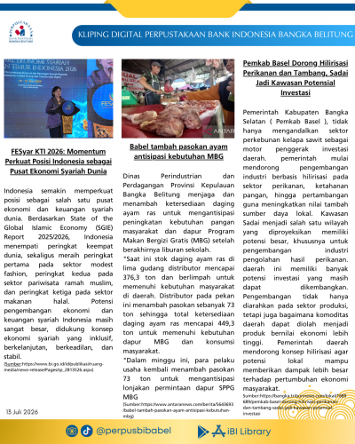 BABEL BERAKSI 13 Juli 2026