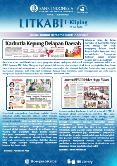 LITKABI (Literasi Kalbar Bersama BI) E-Kliping : 28 Juli 2026