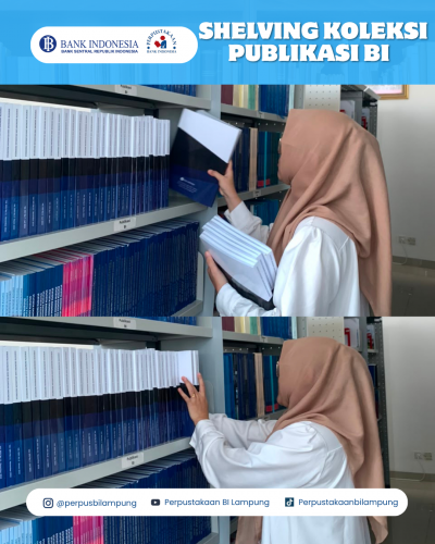 shelving Koleksi Publikasi Bank Indonesia