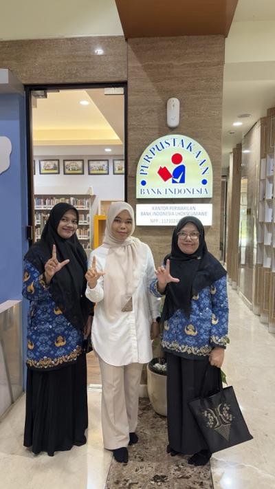2026_Kunjungan Dinas Perpustakaan dan Arsip Kota Lhokseumawe Ke Perpustakaan KPw BI Lhokseumawe