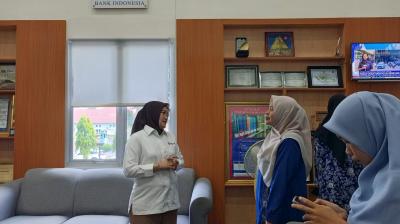  Kunjungan Edukatif  Yayasan Pendidikan AL- Jauhary  ( Madrasah Aliyah) Pondok Pesantrent Masdarul Ulum  ke Perpustakaan Bank Indonesia Provinsi Sumatera Selatan