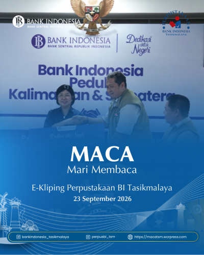 E-Kliping MACA | 23 September 2026