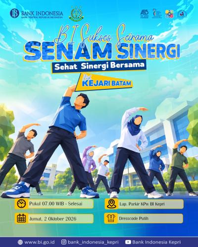 BI SUKSES SEIRAMA: Senam Sinergi Bersama Kejaksaan Negeri Batam