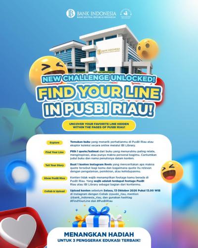 NEW CHALLENGE UNLOCKED: FIND YOUR LINE IN PUSBI RIAU (Riau LiterAction) 2026