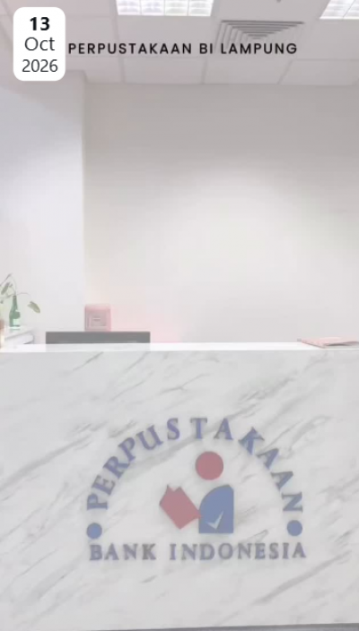 Update story instagram jam buka layanan perpustakaan 13 Oktober 2026