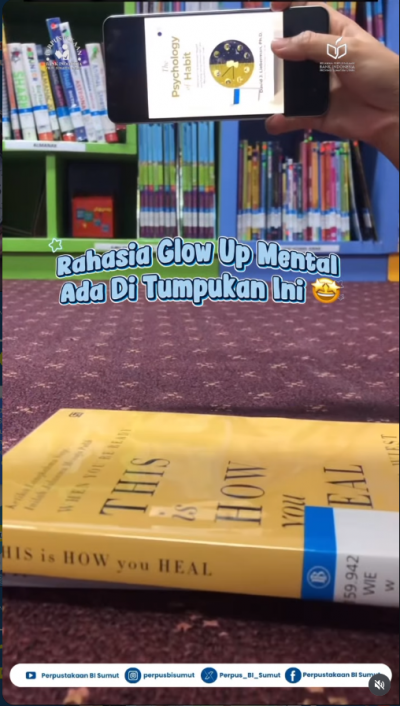 Bukan Sekadar Glow Up Penampilan, Saatnya Bertumbuh dari Dalam Bersama Koleksi Buku Perpustakaan BI Sumut