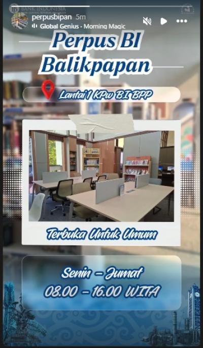 Promosi Layanan Perpustakaan Melalui Instagram Story - 20/10/2026